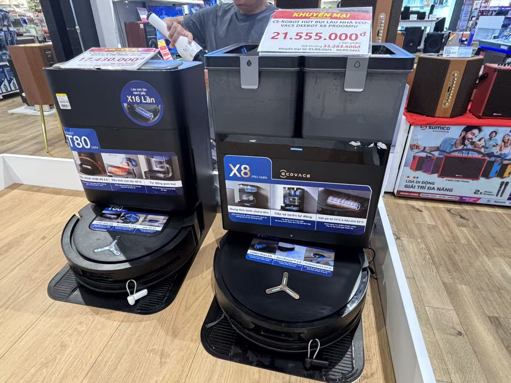 东南亚扫地机器人市场潜力大。拍摄/第一财经记者王珍